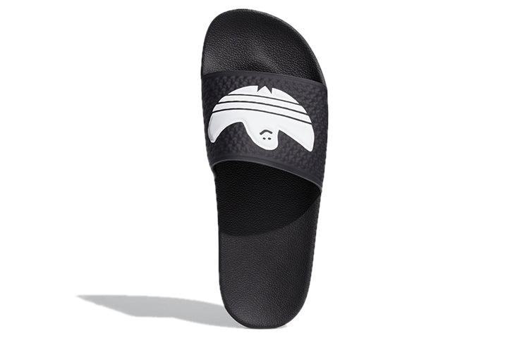 adidas Shmoofoil Slides 'Black White' FY6849