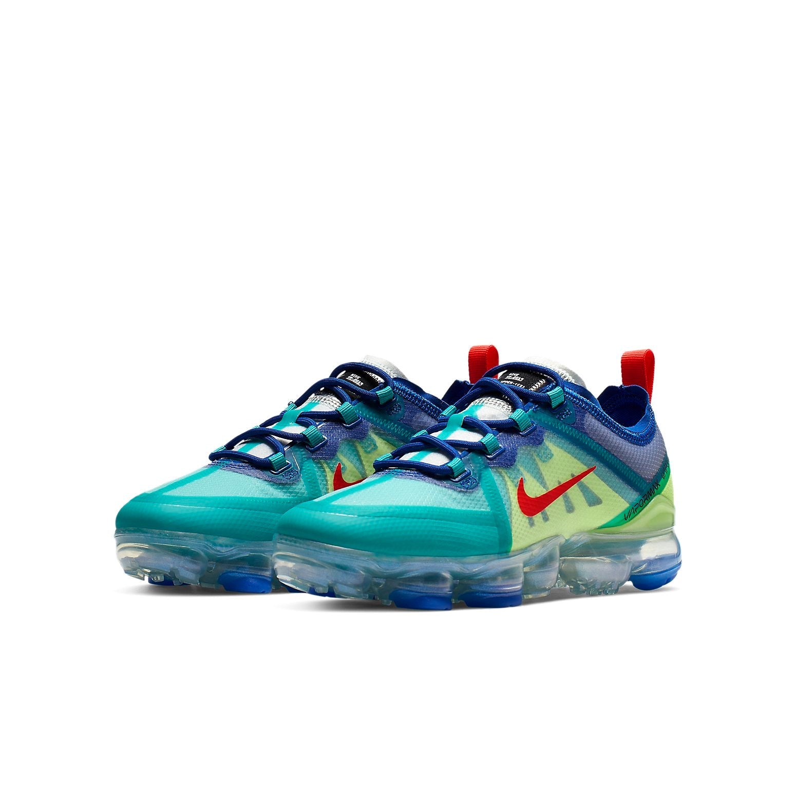 (GS) Nike Air VaporMax 2019 'Blue Jade Volt' AJ2616-401