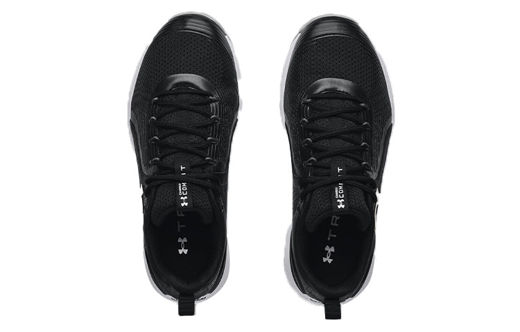 Under Armour Charged Commit 3 4E Wide 'Black White' 3023704-001
