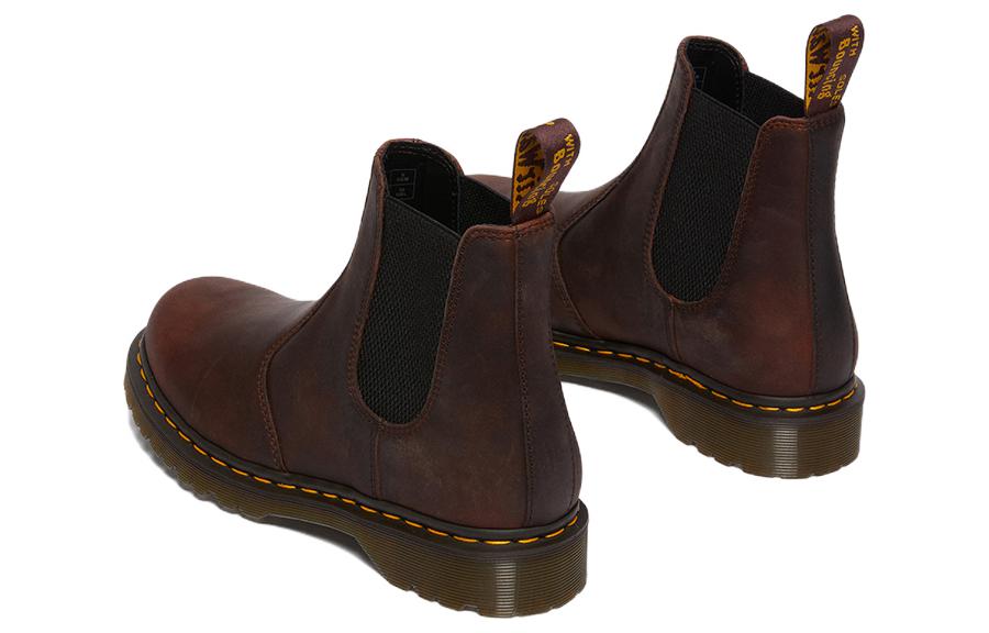 Dr. Martens 2976 Waxed Full Grain Leather Chelsea Boots 'Chestnut' 30676294