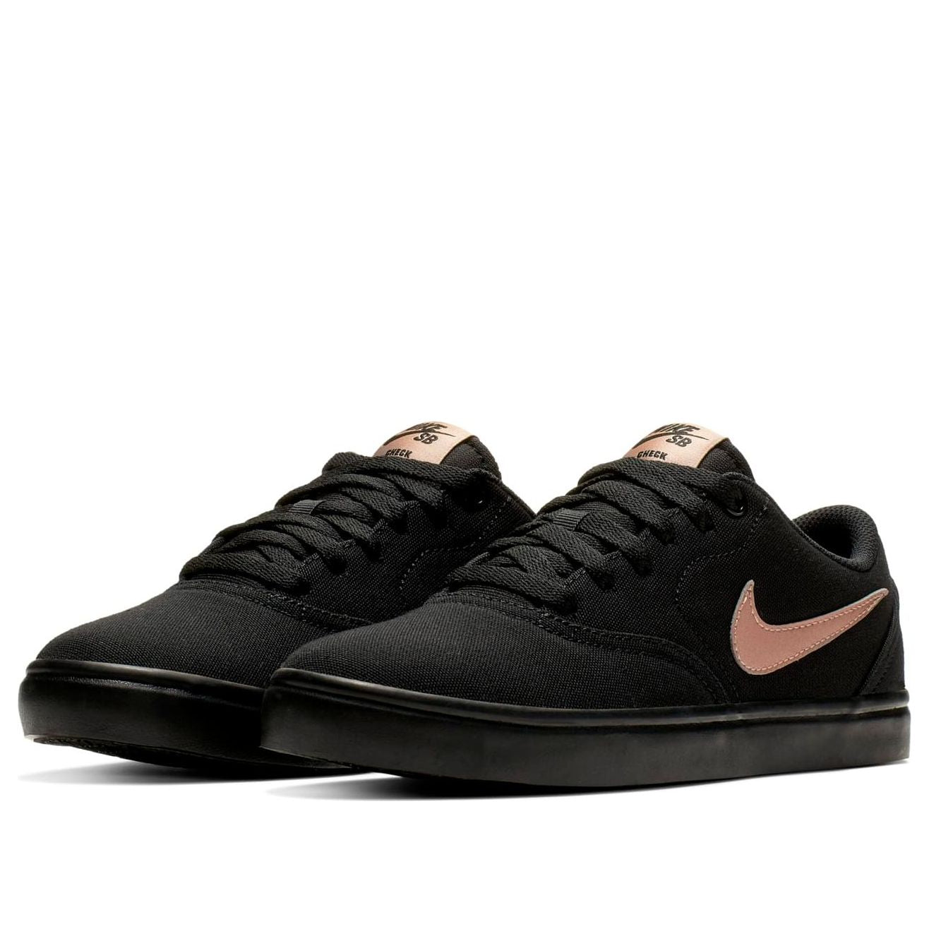 (WMNS) Nike SB Check Solarsoft Canvas 'Black Pink' 921463-008