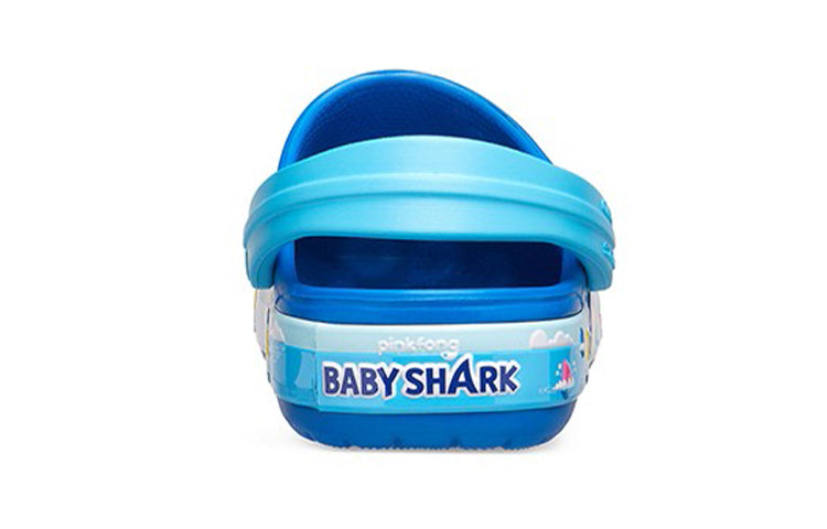 (GS) Crocs Fun Lab Baby Shark Band Clog 'Blue' 207066-4JL