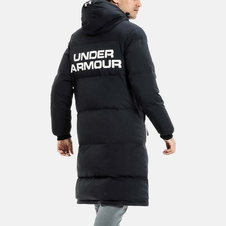 Under Armour Long Down Bench Coat 'Black' 1345057-001