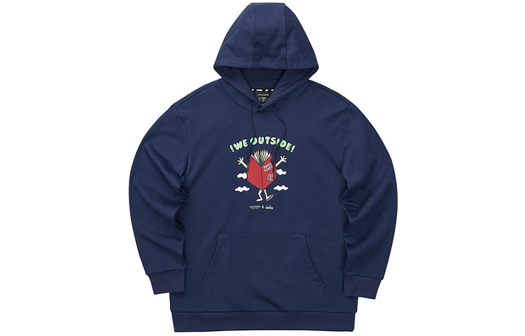 Skechers Fun Cartoon Printed Fleece-Lined Hoodide 'Red Grey Navy' L421U235