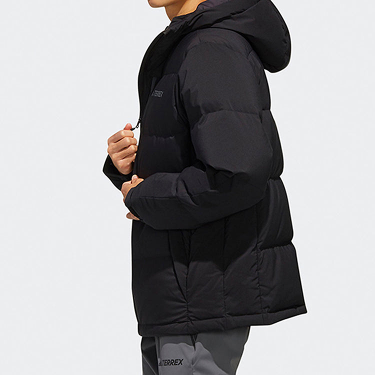 adidas Outdoor Sports Stay Warm hooded down Jacket Black FJ9237