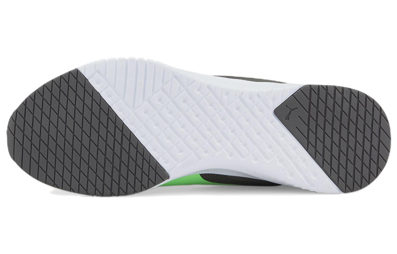PUMA Flyer Flex Low Tops Gray Green White 195201-19