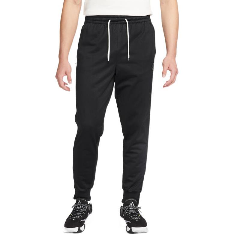 Nike Giannis Stripe Printing Lacing Pants 'Black' DQ5665-010