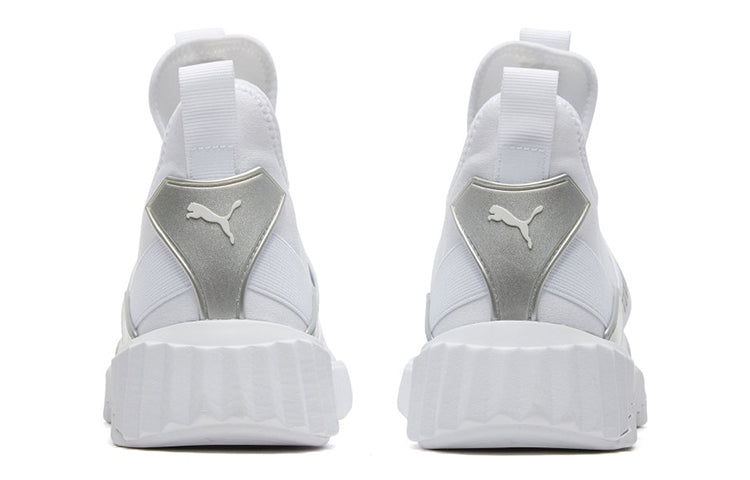 (WMNS) PUMA Defy Mid Glossy White 193058-02