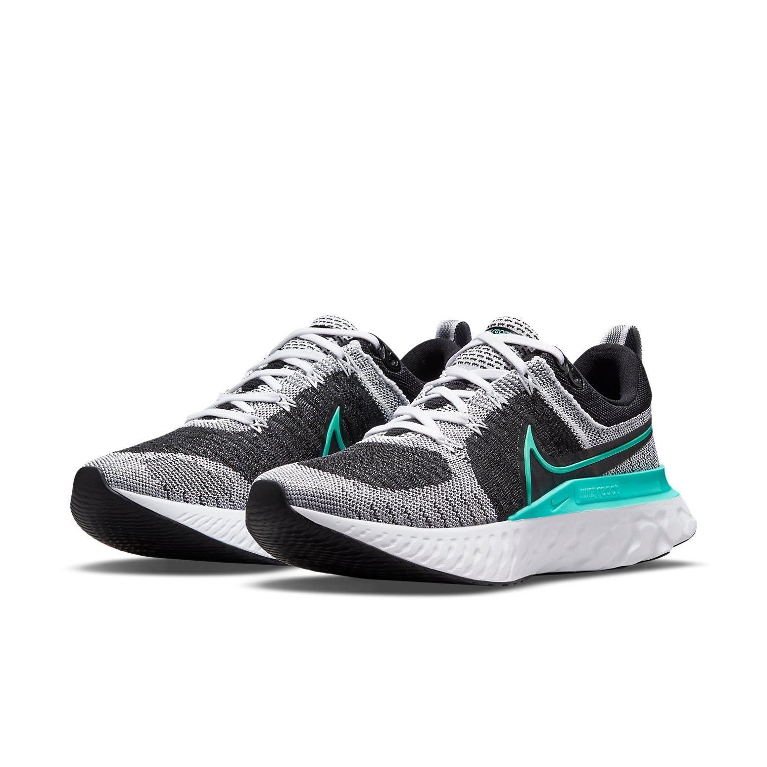 (WMNS) Nike React Infinity Run Flyknit 2 'Black Aurora Green' CT2423-103
