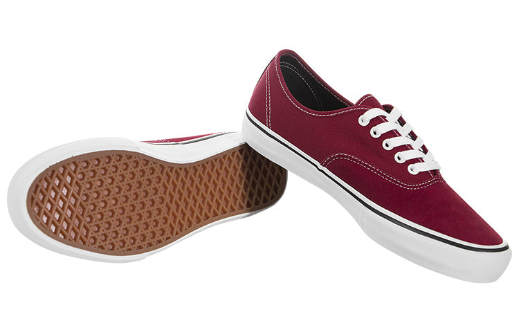 Vans Authentic Pro Casual Skateboarding Shoes Unisex Red Wine VN0A3479919