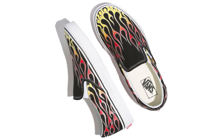 Vans Slip On Mash Up Black Flames VNA38F7VKJ