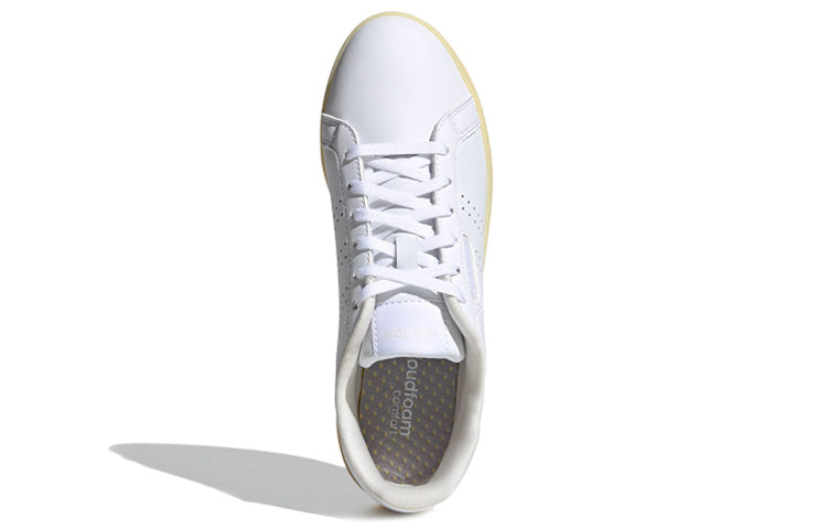 (WMNS) adidas neo Courtpoint Cl X 'White Yellow' FW7387