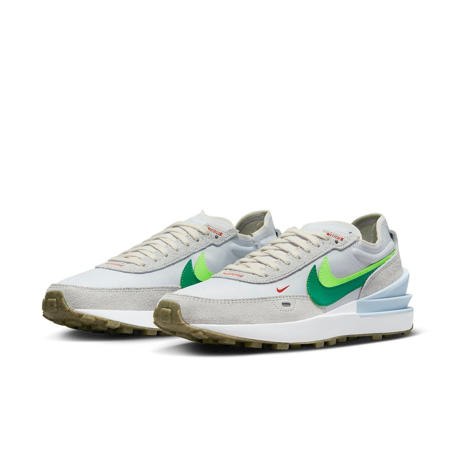 (WMNS) Nike Waffle One SE 'Double Swoosh Grey Green' DX4309-001