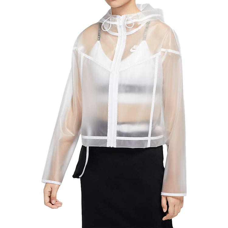 (WMNS) Nike Sportswear Windrunner Jacket 'Transparent White' CU6579-975