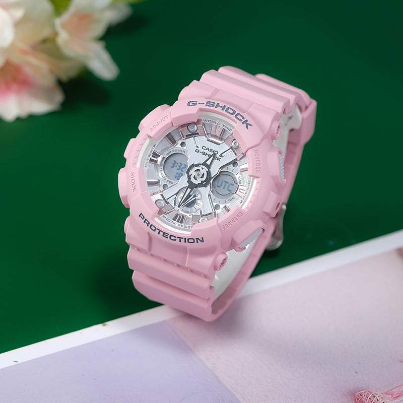 CASIO G-Shock Analog-Digital 'Pink' GMA-S120NP-4APR