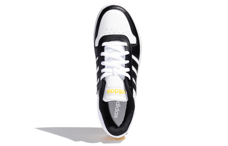 adidas Hoops 2.0 'Black White Yellow' FW5993