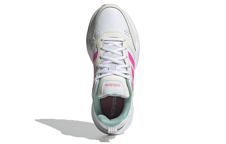 (WMNS) adidas neo Strutter 'White Pink Green' H05535