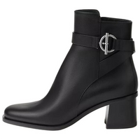 HERMES Jill Ankle Boots 6.1cm Women's Black