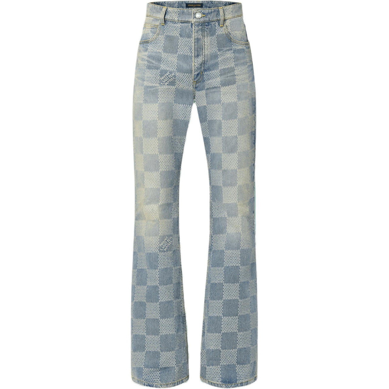 LOUIS VUITTON Damier Denim 3D Bootcut