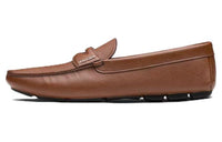 PRADA Slip-on Leather Loafers