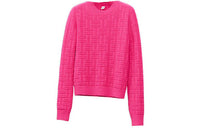 HERMES Cashmere Sweaters Women's Rose Red
