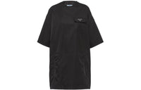 PRADA Short-Sleeved Dresses Women's Black