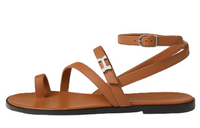 HERMES Strap Sandals Women's Brown