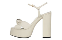 SAINT LAURENT One Strap Sandals 12.5cm Women's White