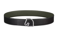 HERMES Horsehead Logo Smooth Buckle Leather Belts Men's Black Width: 3.8CM