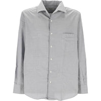 Loro Piana Shirt Men's Gray Blue