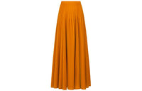 DIOR SS24 Casual Long Skirt Women's Orange