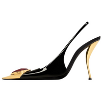 SAINT LAURENT LOULOU Slim Heel High Heels 11cm Women's Black