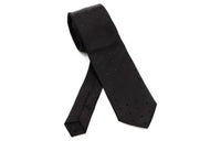 SAINT LAURENT Polka-dot Striped Silk Tie