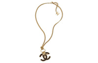 CHANEL Necklaces Women's Gold