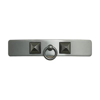 HERMES Aluminum Hair Clips Women's Gray Orange