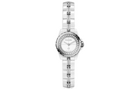 CHANEL Wrist Watch Quartz Movement Ceramic Stainless Steel Strap White Dial Women's H5238