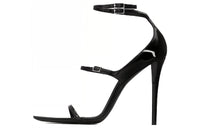 SAINT LAURENT Dita Strap Sandals 8cm Women's Black