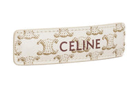 CELINE Hair Clips Women's White Gold
