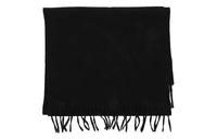 SAINT LAURENT Logo patch Cashmere Scarf