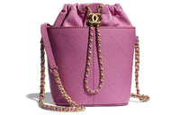 CHANEL Drawstring Shoulder Bags