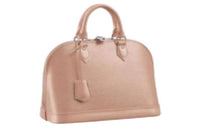 LOUIS VUITTON Alma Leather Shoulder Bag Crossbody Bag Handbag Small Size Women's Pink
