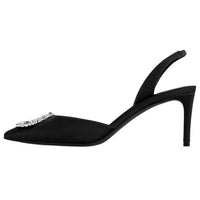 LOUIS VUITTON Met Slim Heel High Heels 6.5cm Women's Black