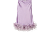 MIU MIU Casual Long Skirts Women's Lilac