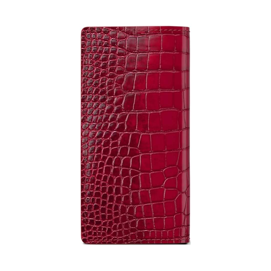 LOUIS VUITTON Leather Trim Wallet Men's Red