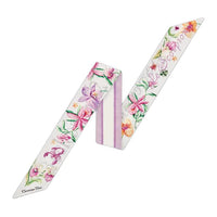 DIOR Mulberry Silk Scarves Women's Pink