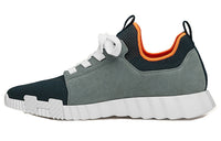 HERMES Low Top Casual Shoes Men's Blue Gray