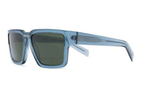 PRADA Plate Frame Square Sunglasses Women's Blue