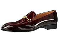 LOUIS VUITTON Club Loafers Men's Burgundy