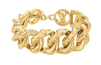 LOUIS VUITTON 2D Bracelets Unisex Gold