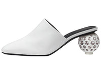 HERMES High Heels Women's White